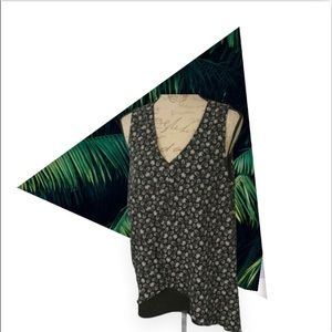 Black and White Paisley Top